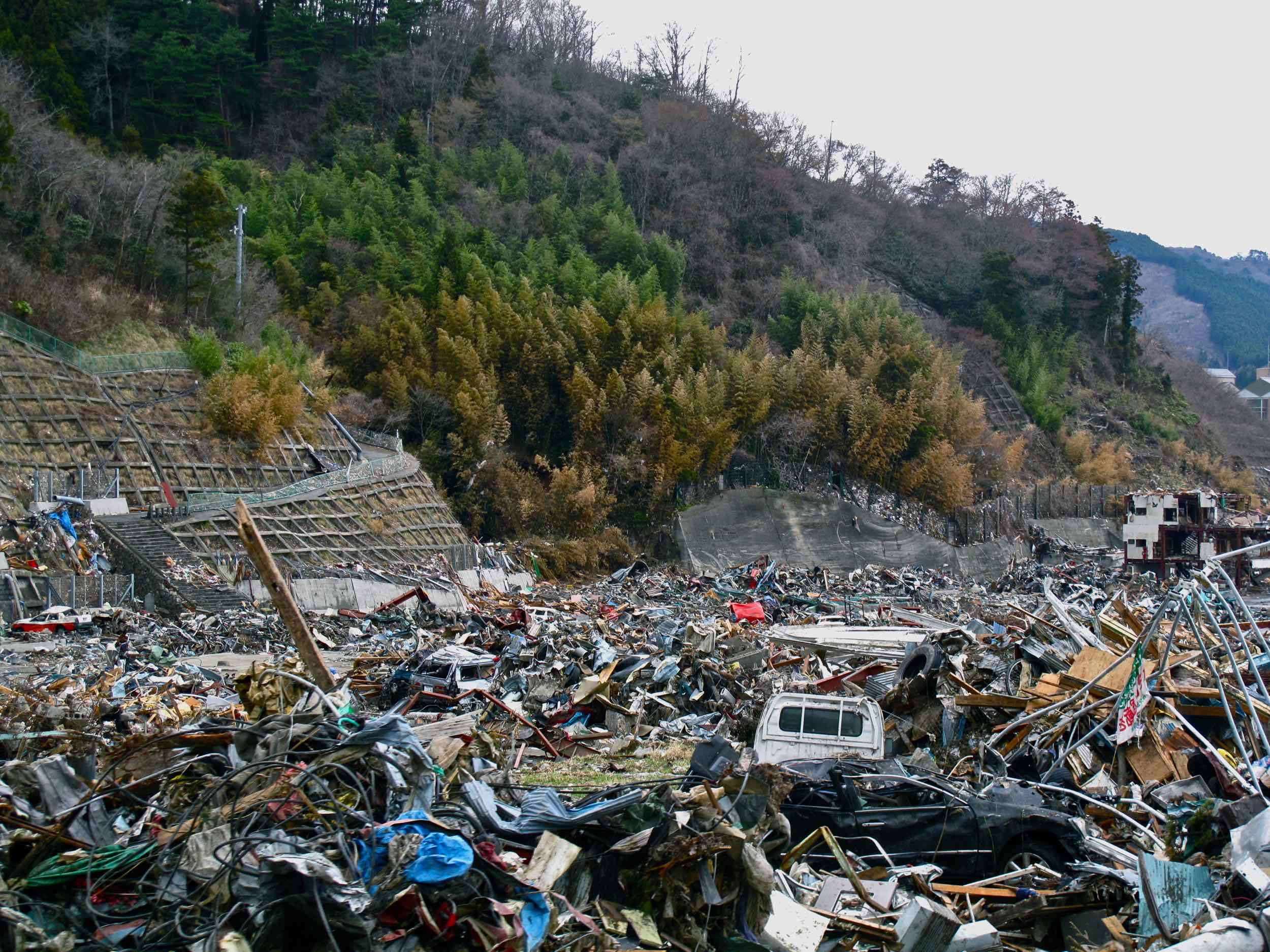  4/15 downtown Onagawa City 