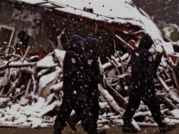  3/15 members of New South Wales Search and Rescue Task Force, Minami Sanriku 