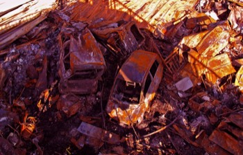  3/26 fire and tsunami damage, Port of Kesennuma, Kesennuma City 